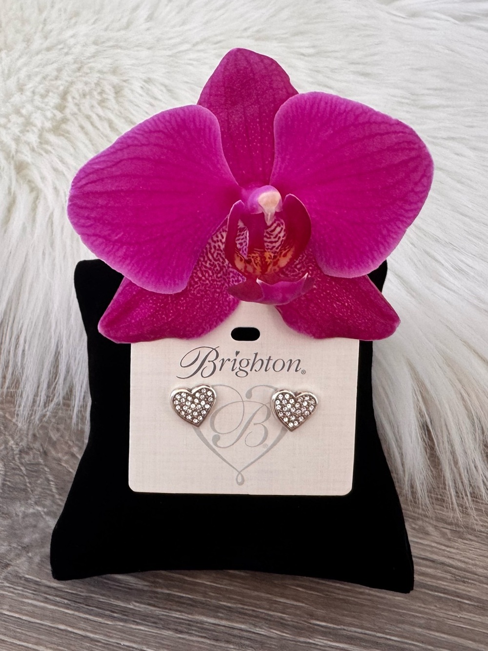 💕 BRIGHTON Eden Hearts Mini Post Crystal Earrings